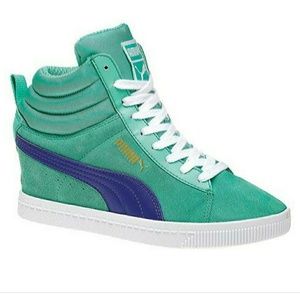Puma classic wedge high top sneakers